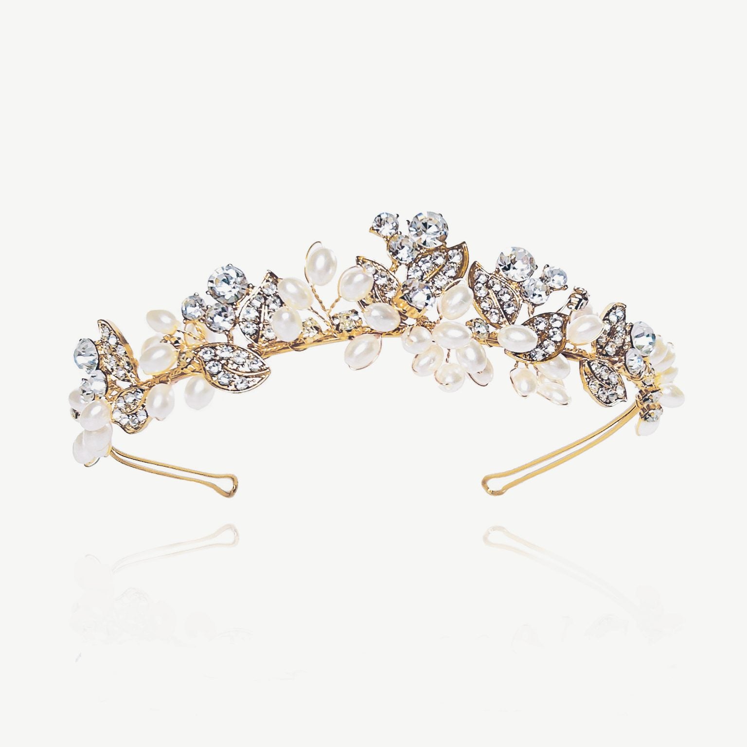 Tiara de Novia Alana Oro