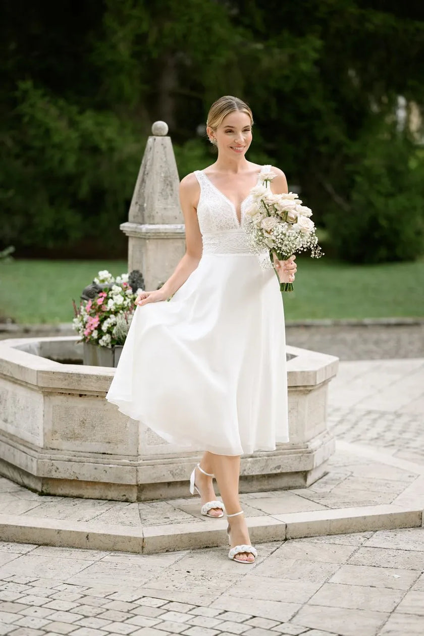 Sandalias de novia comodas tacon bajo con pedreria