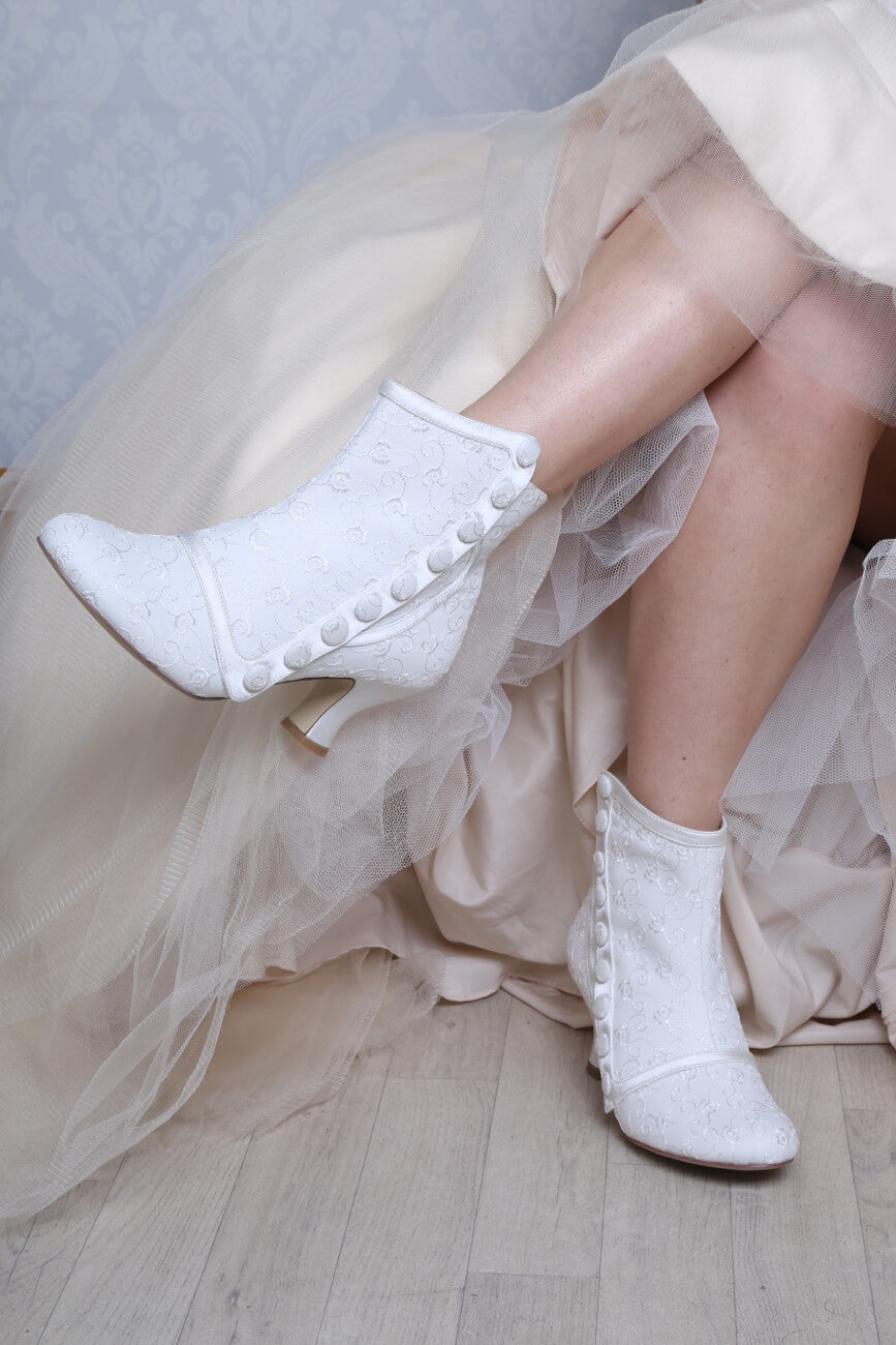 Nelly Bridal Ankle Boots