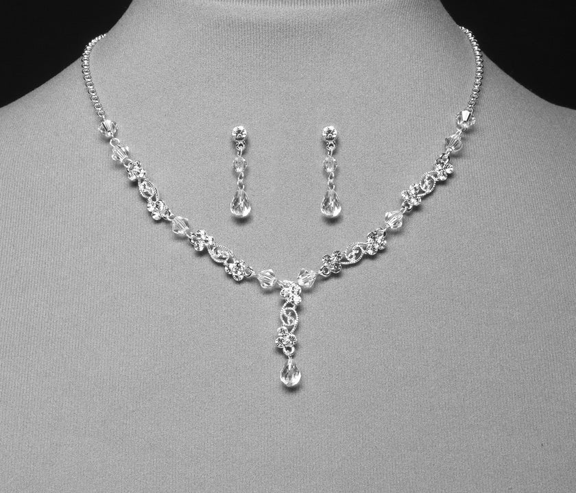 Juego de Pendientes y Gargantilla Madrid Odilia Bridal - 2