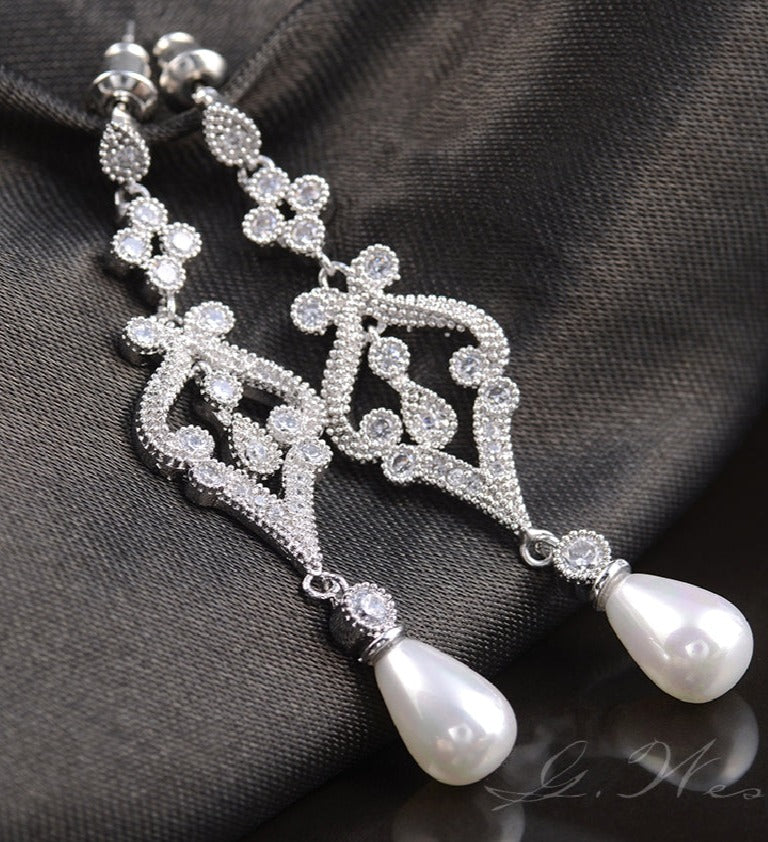 Aphrodite Bride Earrings